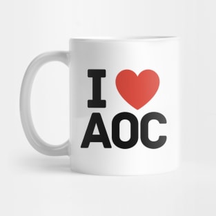 I Love AOC Mug